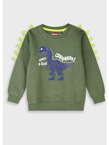 μπλούζα φούτερ | χακι