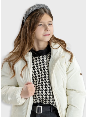 μπουφάν με κουκούλα | εκρου