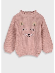 πλεκτή μπλούζα | σκονισμενο ροζ