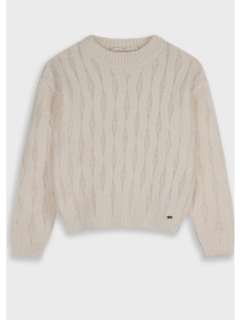 πλεκτό πουλόβερ | βανιλια