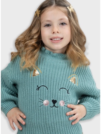 πλεκτή μπλούζα | μεντα