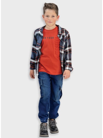 τζην παντελόνι cargo | μπλε τζην