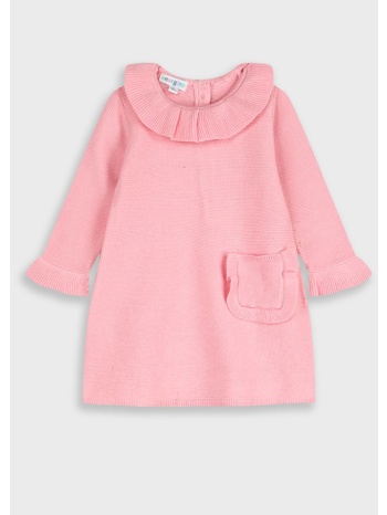 βρεφικό πλεκτό φόρεμα | τριανταφυλλι