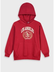 μπλούζα με κουκούλα | μπορντω