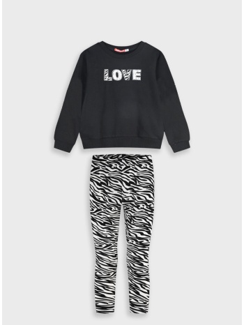 σετ φούτερ μπλούζα με κολάν | εμπριμε