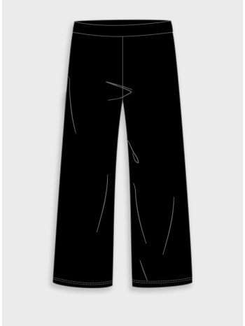 βελουτέ παντελόνι | μαυρο