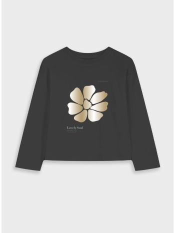 μακρυμάνικη μπλούζα | μαυρο