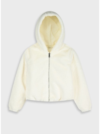 boutique γούνινη ζακέτα | εκρου