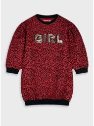 λεοπάρ φούτερ φόρεμα | μπορντω