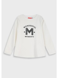 μακρυμάνικη μπλούζα | εκρου