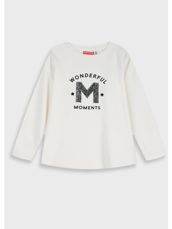 μακρυμάνικη μπλούζα | εκρου