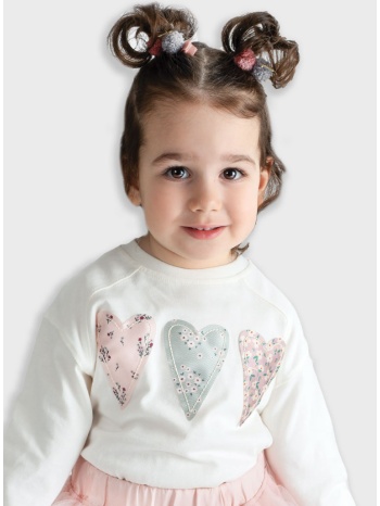 μακρυμάνικη μπλούζα | εκρου