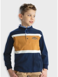 πικέ μακρυμάνικη μπλούζα | μαρεν