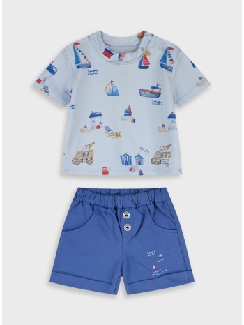 σετ μπλούζα με σορτς | ιντιγκο