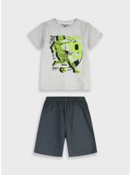 σετ πυζάμα | ανθρακι