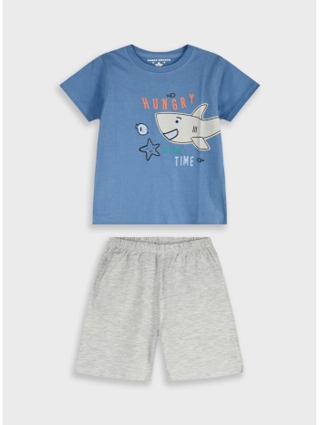 σετ πυζάμα | εκρου μελανζε