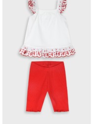 σετ μπλούζα με κολάν | κοκκινο