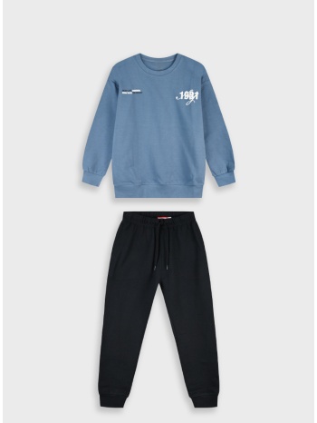 σετ φούτερ φόρμα | μαυρο