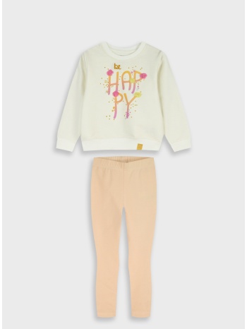 σετ μπλούζα με κολάν | βερυκοκκι