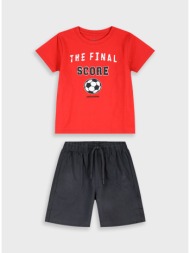 σετ με τύπωμα | κοκκινο