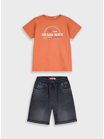 σετ με τύπωμα | μαυρο τζην