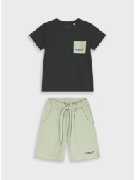 σετ με τύπωμα | μπεζ