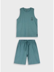 σετ με τύπωμα | σκονισμενο πρασινο