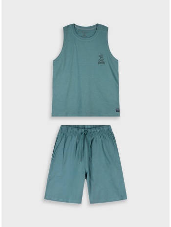 σετ με τύπωμα | σκονισμενο πρασινο