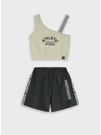 σετ μπλούζα με σορτς | μαυρο