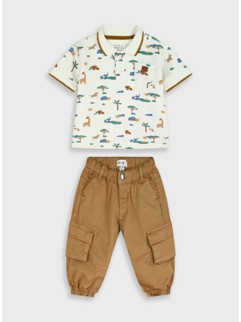 σετ πόλο με παντελόνι | σοκολατι