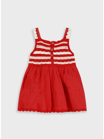 πλεκτό φόρεμα | κοκκινο