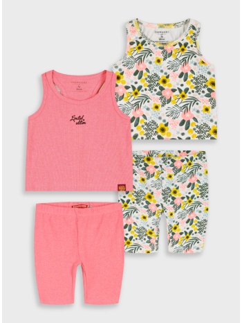 σετ 4 τεμαχίων | neon pink