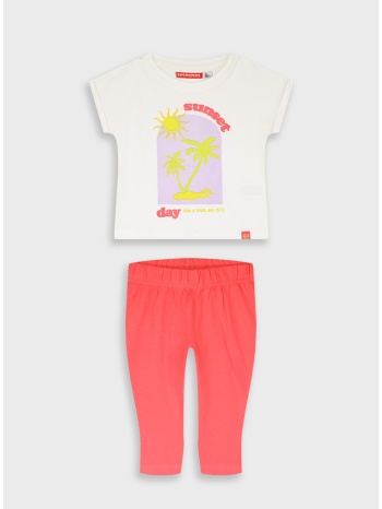 σετ μπλούζα με κολάν | γλυκο κοραλλι