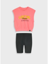 σετ μπλούζα με κολάν | μαυρο