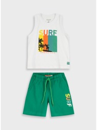 σετ με τύπωμα | πρασινο