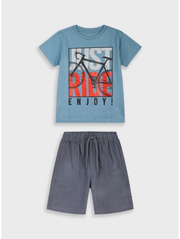 σετ με τύπωμα | ανθρακι