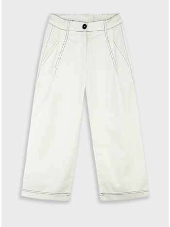παντελόνι wide leg | κρεμ