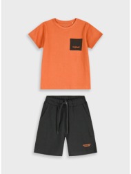 σετ με τύπωμα | ανθρακι