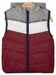 αμάνικο γιλέκο με επένδυση | μπορντω