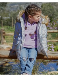 ελαστικό τζην παντελόνι με λάστιχο για κορίτσι | μπλε τζην