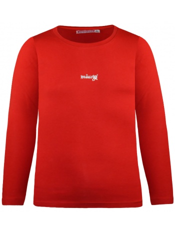 μονόχρωμη μπλούζα energiers basic line με γκλίτερ τύπωμα