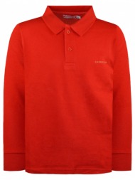βαμβακερή, πόλο μπλούζα energiers basic line για αγόρι | κοκκινο