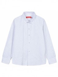 energiers basic line πουκάμισο για αγόρι. ιδανικό για παρέλαση | λευκο