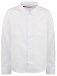 energiers basic line πουκάμισο για αγόρι. ιδανικό για παρέλαση | λευκο