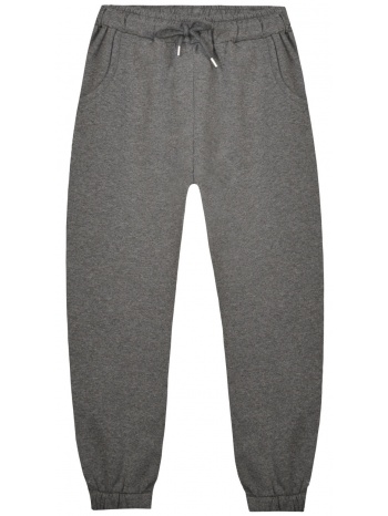 unisex παντελόνι φόρμας | σκουρο μελανζε