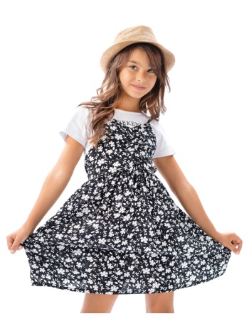 παιδικό φόρεμα με μπλούζα για κορίτσι | φλοραλ