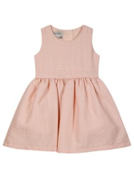 παιδικό αμάνικο ανάγλυφο φόρεμα για κορίτσι | πουδρα