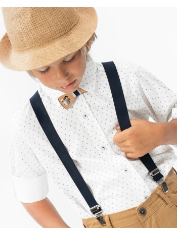 παιδικό πουκάμισο για καλό ντύσιμο για αγόρι | λευκο