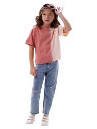 παιδικό τζην παντελόνι με σκισίματα για κορίτσι | ανοιχτο μπλε τζην