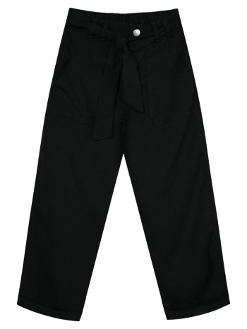 παιδικό παντελόνι με ζώνη για κορίτσι | μαυρο σε προσφορά